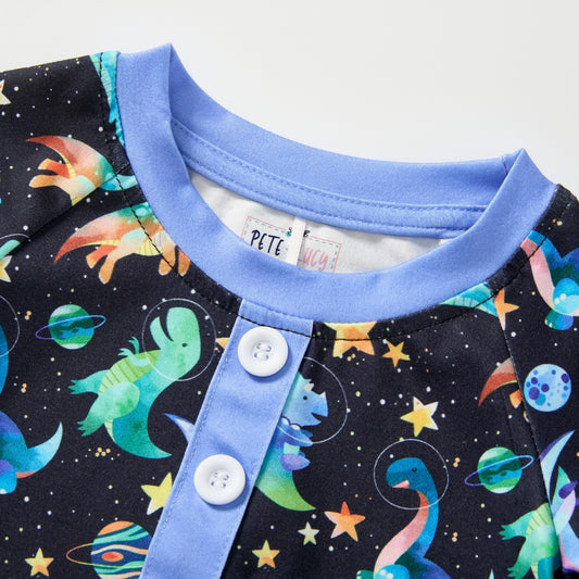 Space Dinos Boy Romper