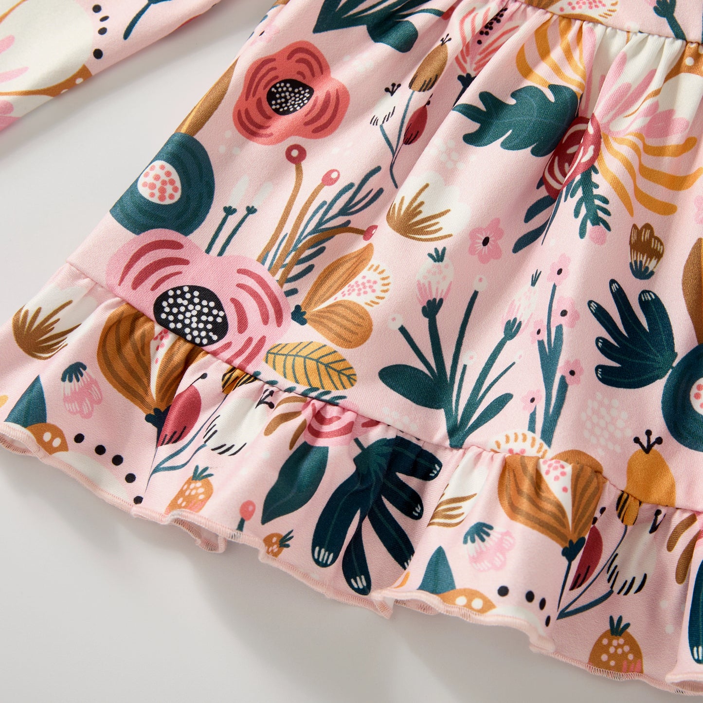 Cozy Botanical Pants Suit